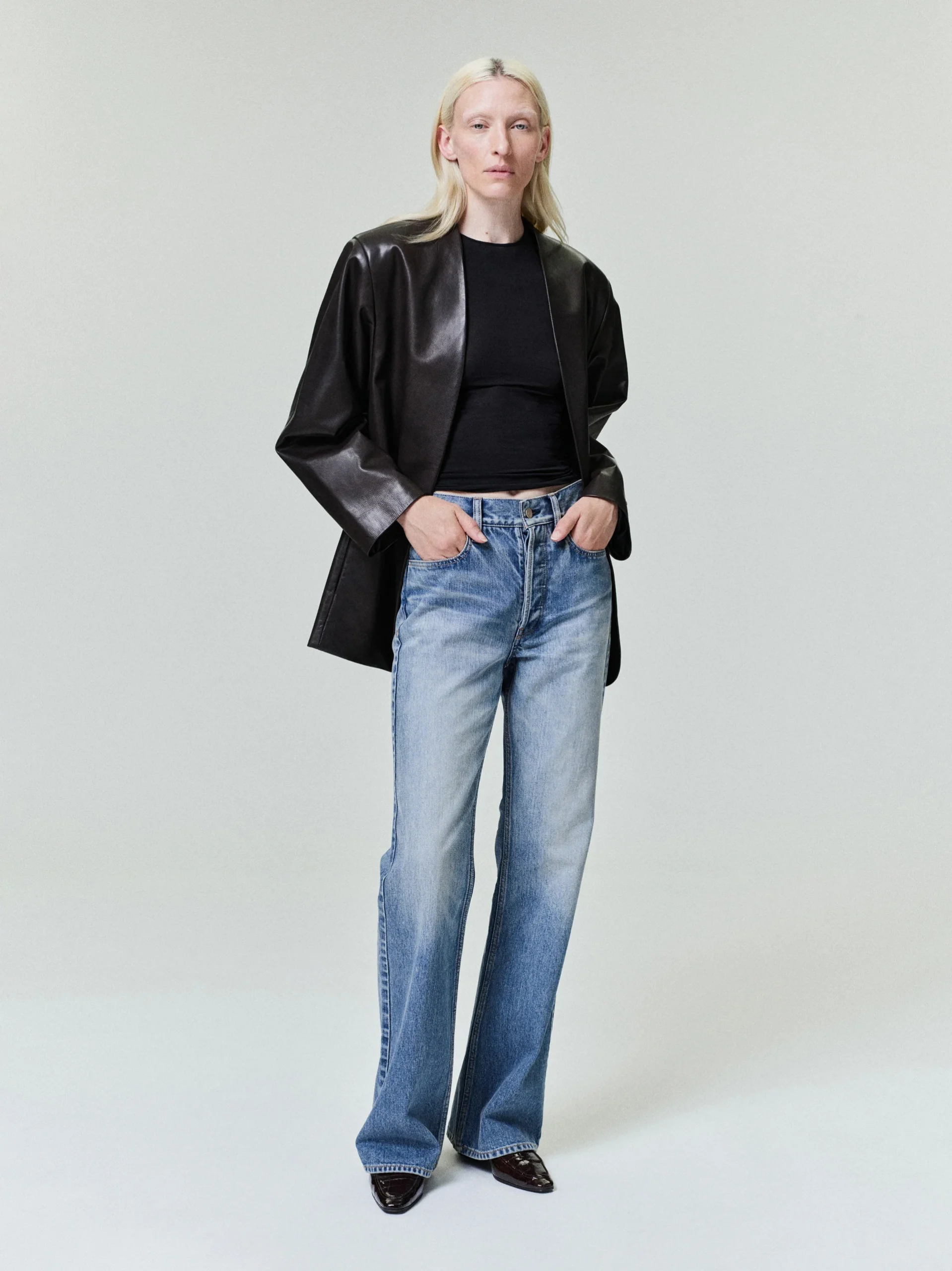 Jean femme années 70 - Denim – Image 2