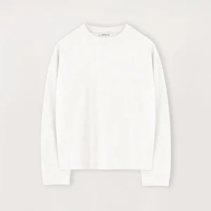 T-shirt court à manches longues homme - Blanc