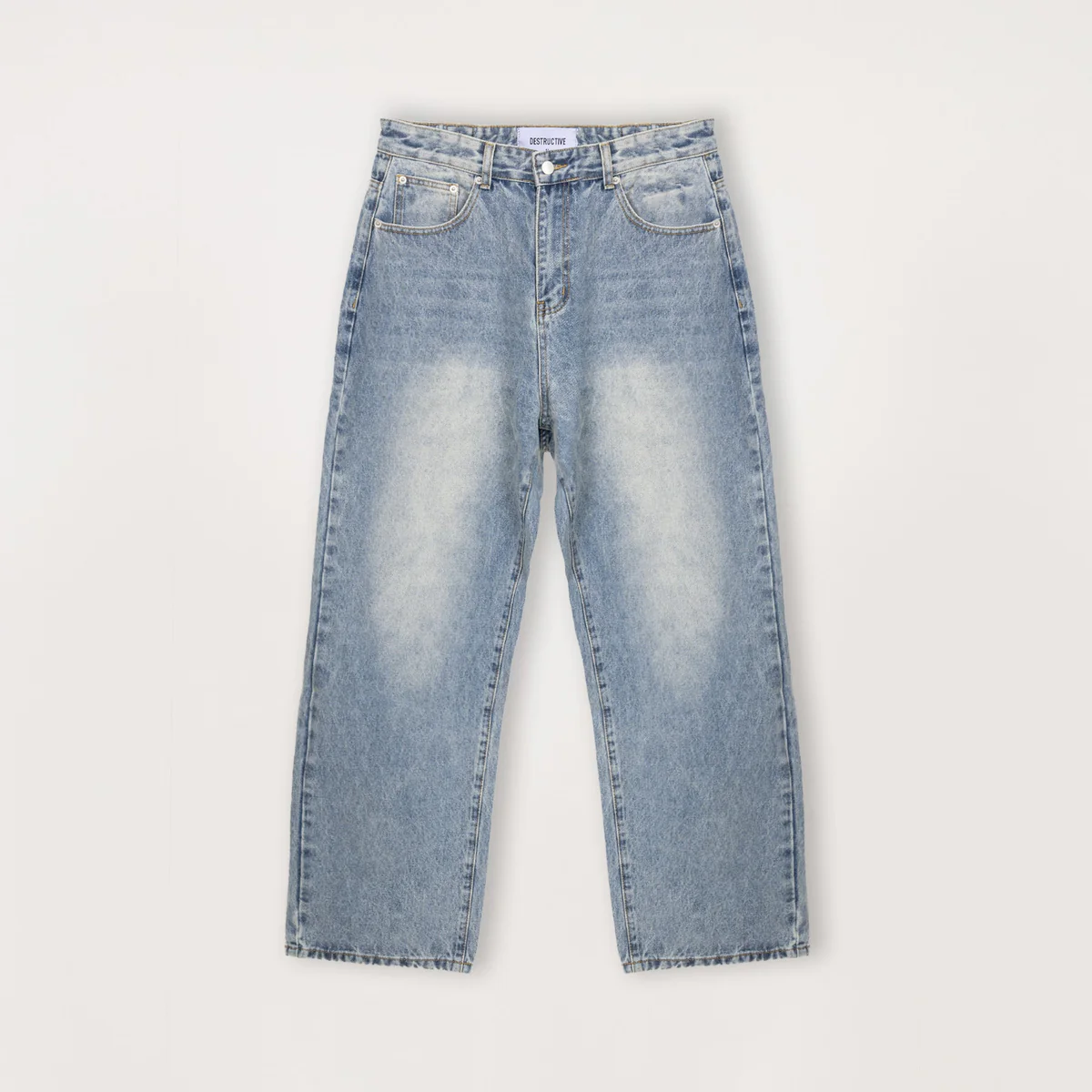 Pantalon jean décontracté homme - Bleu vintage